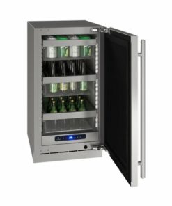 U-Line - 5 Class 100-Can Beverage Cooler - Stainless steel 0