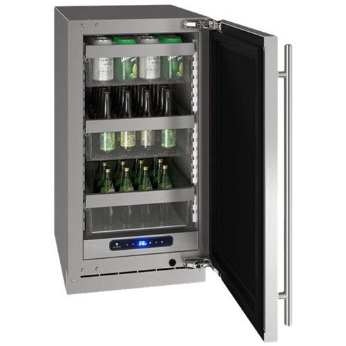U-Line - 5 Class 100-Can Beverage Cooler - Stainless steel 1