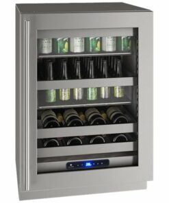 U-Line - 5 Class 14-Bottle Wine Refrigerator - Stainless steel 1