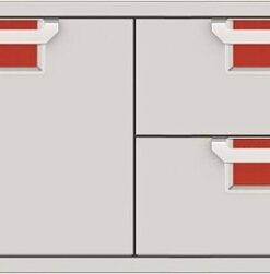 Hestan - Aspire AESDR Series 42" Double Drawer and Storage Door Combination - Matador