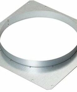 Zephyr - Front Panel Rough-In Plate with 10 in. Round for Lift Downdraft - Silver