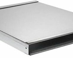 Zephyr - 2 in. x 19 in. Rectangular Duct 2 ft. Length for Lift Downdraft - Silver