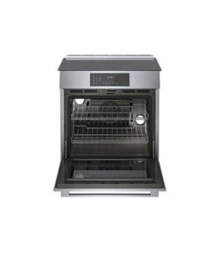 Bosch - Benchmark Series 4.6 cu. ft. Slide-In Electric Induction Range with Self-Cleaning - Stainless steel 0