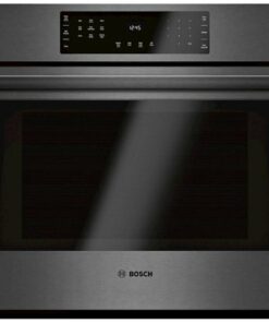 Bosch - 800 Series 30" Built-In Single Electric Convection Wall Oven with Wifi - Black Stainless Steel