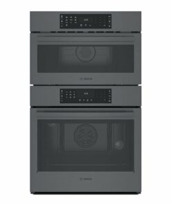 Bosch - 800 Series 30" Built-In Electric Convection Combination Wall Oven with Microwave - Black Stainless Steel