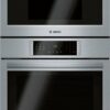 Bosch - 800 Series 30" Built-In Electric Convection Combination Wall Oven with Microwave and Wifi - Stainless steel
