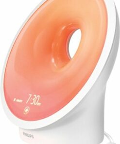 Philips - SmartSleep Connected Sleep and Wake-Up Light Therapy Lamp - White