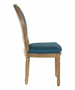OSP Home Furnishings - Lillian Oval Back Chair - Klein Azure