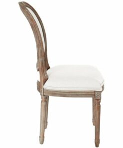 OSP Home Furnishings - Lillian Oval Back Chair - Linen