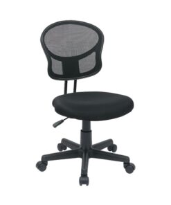 OSP Designs - EM Series Mesh Task Chair - Black