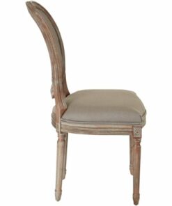OSP Home Furnishings - Lillian Oval Back Chair - Klein Otter