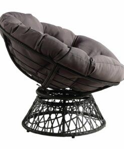 OSP Home Furnishings - Papasan Chair - Gray