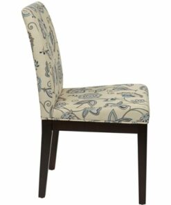 OSP Home Furnishings - Dakota Parsons Traditional Fabric Home Chair - Avignon Sky