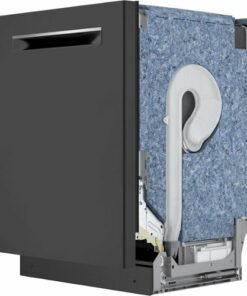 Bosch - 800 Series 24" Top Control Built-In Dishwasher with Stainless Steel Tub, 3rd Rack, 42 dBa - Black