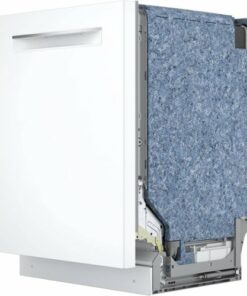 Bosch - 500 Series 24" Top Control Built-In Dishwasher with Stainless Steel Tub, 3rd Rack, 44 dBa - White