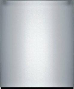 Bosch - 800 Series 24" Top Control Built-In Dishwasher with CrystalDry, Stainless Steel Tub, 3rd Rack, 40 dBa - Stainless steel 0