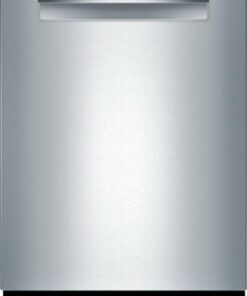 Bosch - 800 Series 24" Top Control Built-In Dishwasher with CrystalDry, Stainless Steel Tub, 3rd Rack, 40 dBa - Stainless steel 1