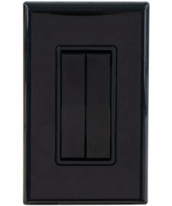 RunLessWire - Click For Philips Hue - Light Switch - Black
