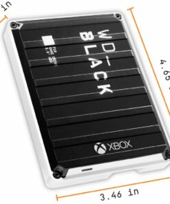 WD - BLACK P10 Game Drive for Xbox 5TB External USB 3.2 Gen 1 Portable Hard Drive - Black With White Trim