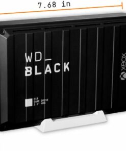 WD - BLACK D10 Game Drive for Xbox 12TB External USB 3.2 Gen 1 Portable Hard Drive - Black