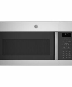 GE - 1.7 Cu. Ft. Over-the-Range Sensor Fingerprint Resistant Microwave Oven - Stainless steel