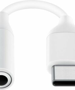 Samsung - USB Type C-to-3.5mm Headphone Jack Adapter - White