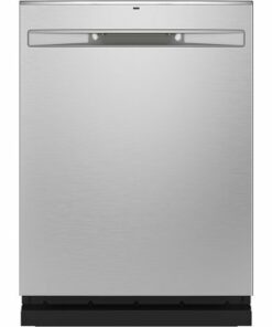 GE - Stainless Steel Interior Fingerprint Resistant Dishwasher with Hidden Controls - Stainless steel 0