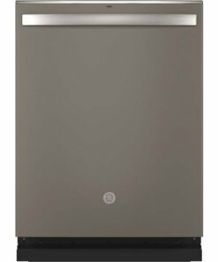 GE - Top Control Built-In Dishwasher with Stainless Steel Tub, 3rd Rack, 46dBA - Slate