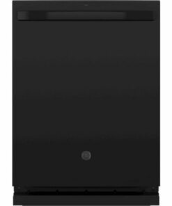 GE - Top Control Built-In Dishwasher with Stainless Steel Tub, 48dBA - Black