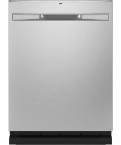 GE - Stainless Steel Interior Fingerprint Resistant Dishwasher with Hidden Controls - Stainless steel 1
