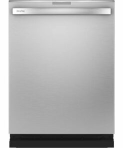 GE Profile - Hidden Control Built-In Dishwasher with Stainless Steel Tub, Fingerprint Resistance, 3rd Rack, 45 dBA - Stainless steel