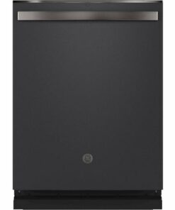 GE - Top Control Built-In Dishwasher with Stainless Steel Tub, 3rd Rack, 46dBA - Black Slate