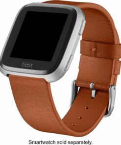 Platinum™ - Horween Leather Watch Band for Fitbit Versa 2, Fitbit Versa, and Fitbit Versa Lite - Copper