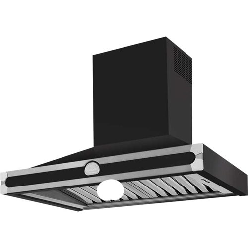 La Cornue - CornuFé 35" Externally Vented Range Hood - Black stainless steel 2
