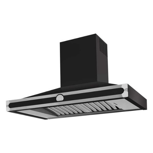 La Cornue - CornuFé 43" Externally Vented Range Hood - Black stainless steel 0
