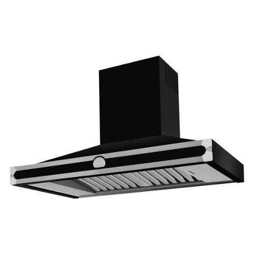 La Cornue - CornuFé 43" Externally Vented Range Hood - Black stainless steel 2