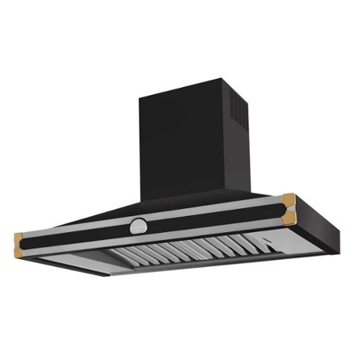 La Cornue - CornuFé 43" Externally Vented Range Hood - Black stainless steel 3