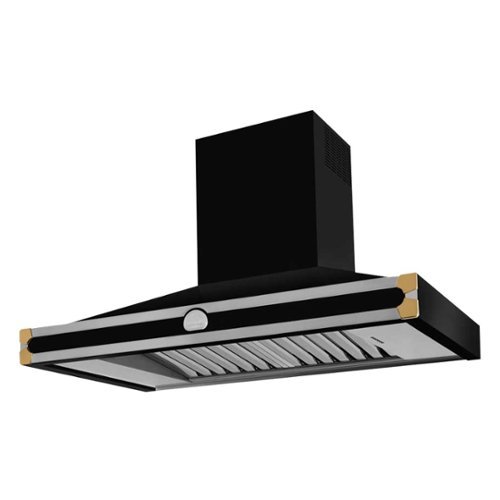 La Cornue - CornuFé 43" Externally Vented Range Hood - Black stainless steel 5