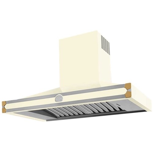 La Cornue - CornuFé 43" Externally Vented Range Hood - Stainless steel 18