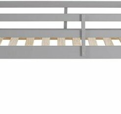 Walker Edison - Low 44" Twin-Size Loft Bed - Gray