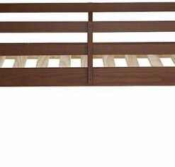 Walker Edison - Low 44" Twin-Size Loft Bed - Walnut