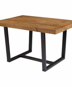 Walker Edison - Rectangular Rustic Solid Pine Wood Table - Reclaimed Barnwood