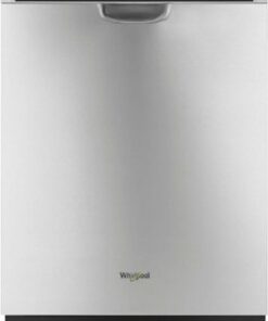 Whirlpool - Front Control Built-In Dishwasher with Stainless Steel Tub, 3rd Rack, 50 dBA - Monochromatic Stainless Steel