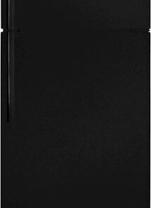 GE - 17.5 Cu. Ft. Top-Freezer Refrigerator - Black 0