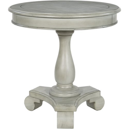 OSP Home Furnishings - Avalon Accent Round Traditional Veneer Table