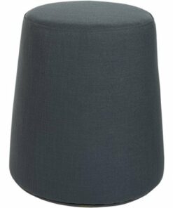 Office Star Products - Active Seat Round Contemporary Fabric Ottoman - Black
