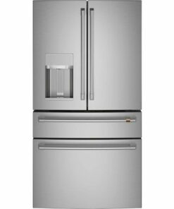 Café - 27.6 Cu. Ft. 4-Door French Door Refrigerator - Brushed Stainless Steel