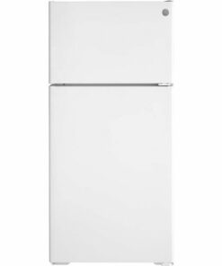 GE - 16.6 Cu. Ft. Top-Freezer Refrigerator - White 3