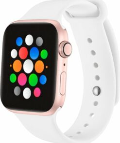 Modal™ - Silicone Band for Apple Watch 42, 44, 45mm (Series 1-8) and Apple Watch Ultra 49mm - Pure White