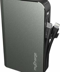 myCharge - HUB Turbo 10,050 mAh Portable Charger for Most Mobile Devices - Gray